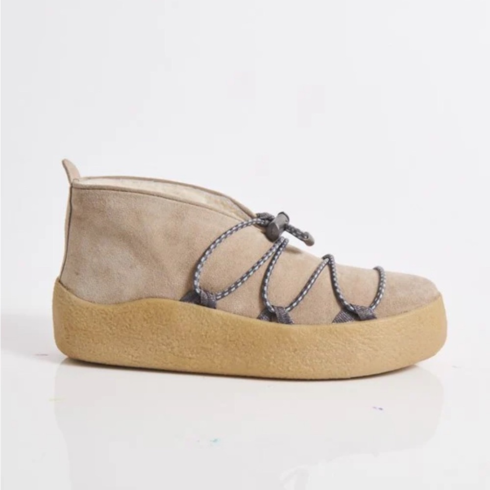 Free People Women's Snowdrop Micro Genuine Shearling Boot